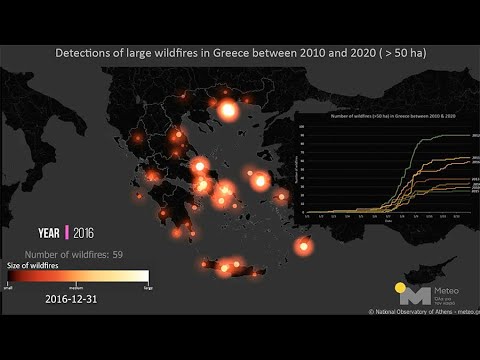 Mediterraneo in desertificazione. Servizio meteo dalla Grecia. Video