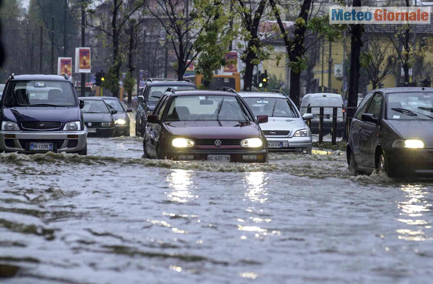 I nubifragi e bombe d’acqua: oggi meteo ideale