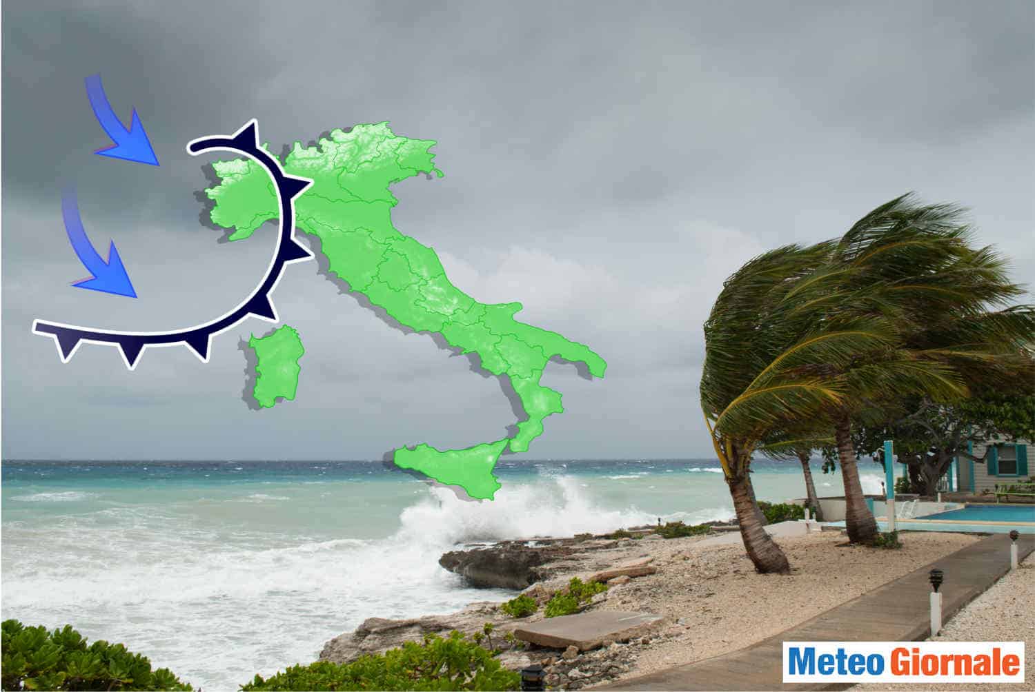 Meteo Domani con nuova perturbazione sull’Italia