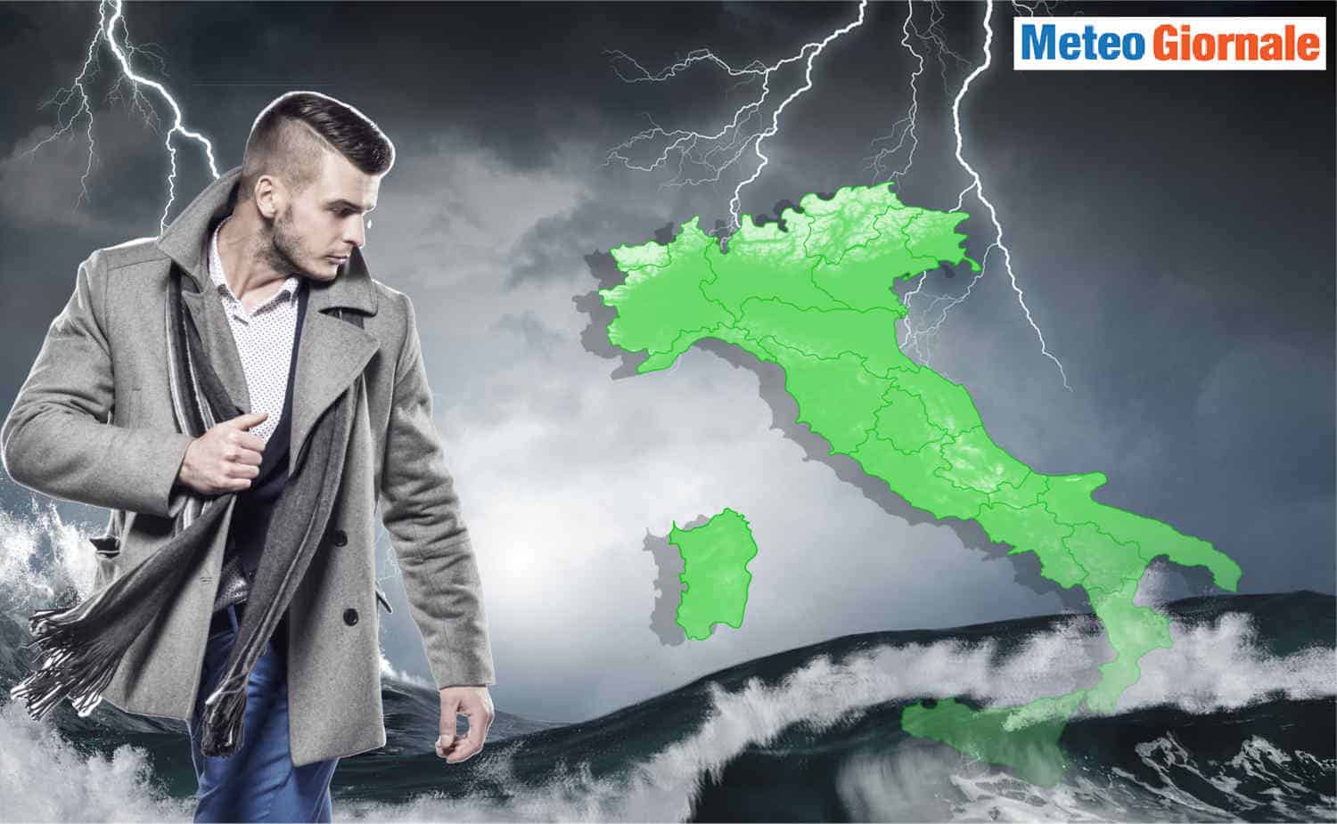 MAGGIO si tinge di Meteo d'AUTUNNO: brutto tempo per molti giorni