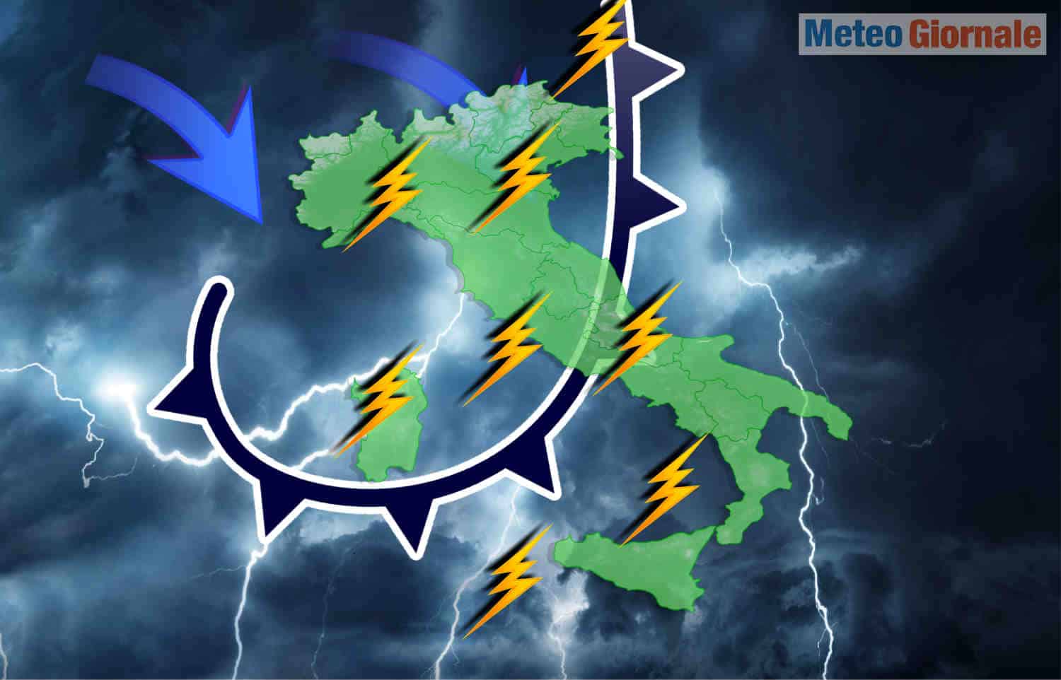 METEO d'Oceano Atlantico, pessimo in Italia. Primavera incerta