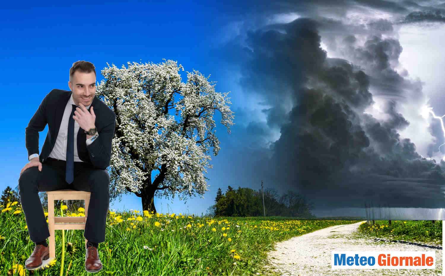 meteo temporalesco in primavera