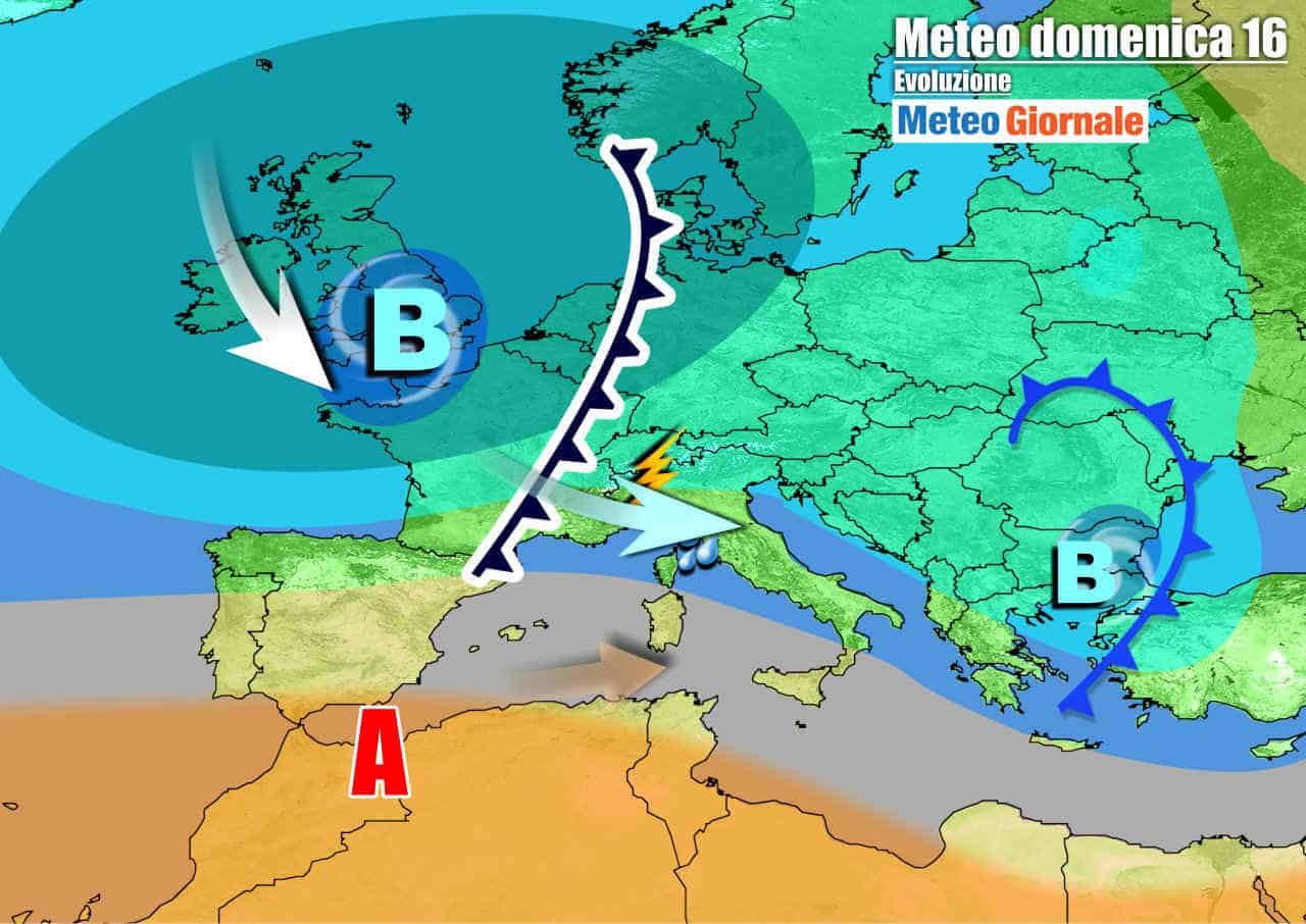METEO Italia. Da una perturbazione all’altra. Weekend instabile, anche dopo
