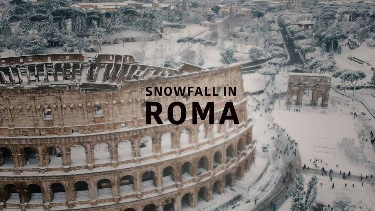 Neve a Roma, un fenomeno più frequente nell'ultimo decennio