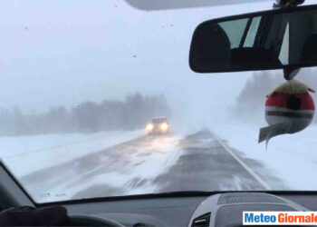 tempeste di neve in Finlandia