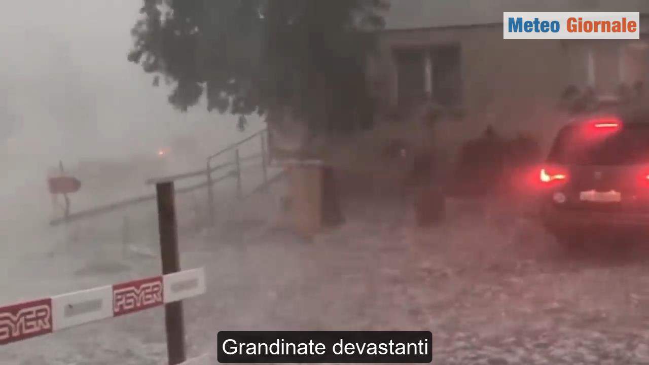 Meteo Germania, video di devastanti grandinate alluvioni lampo