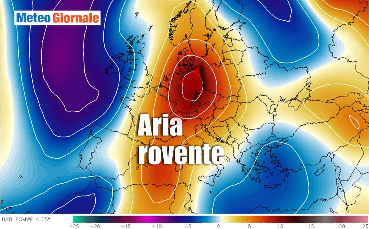 In arrivo condizioni meteo da piena ESTATE africana
