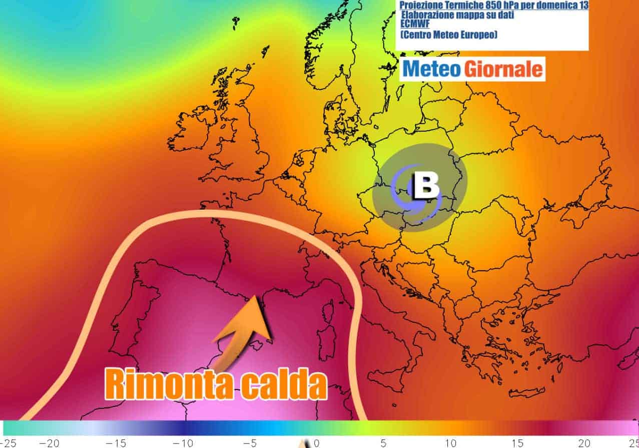 METEO WEEKEND, arriva l’ANTICICLONE AFRICANO sull’Italia. Scoppia l’Estate