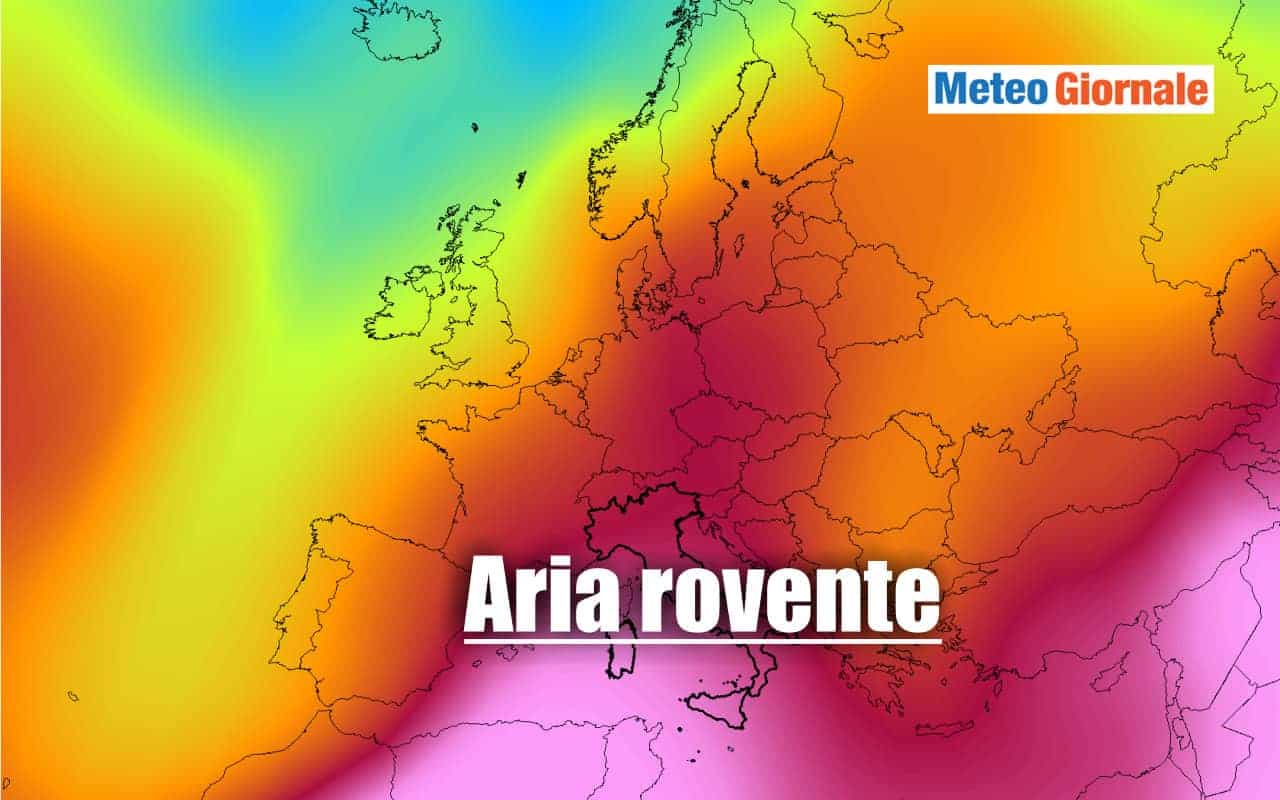 Rischio persistenza del meteo d'AFRICA
