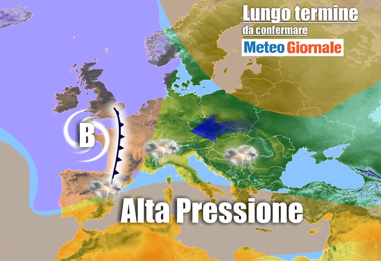 lungo termine 1 - Meteo Italia al 17 giugno: Anticiclone insidiato da TEMPORALI