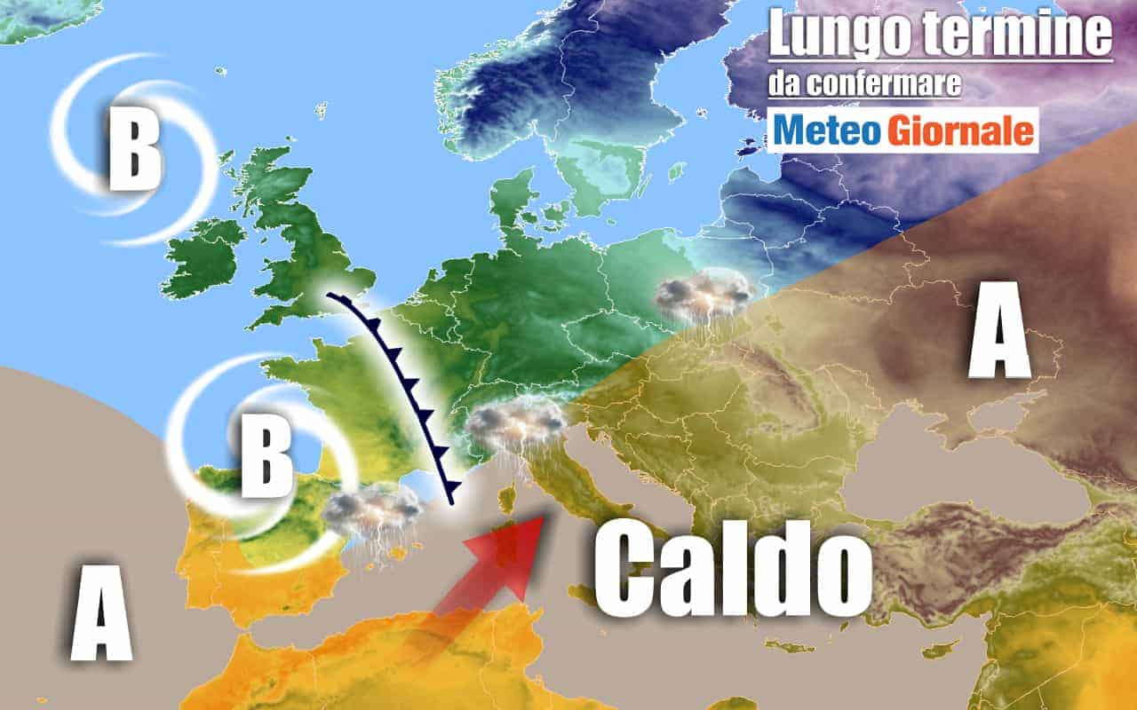 METEO Italia al 27 giugno: forte impennata delle TEMPERATURE