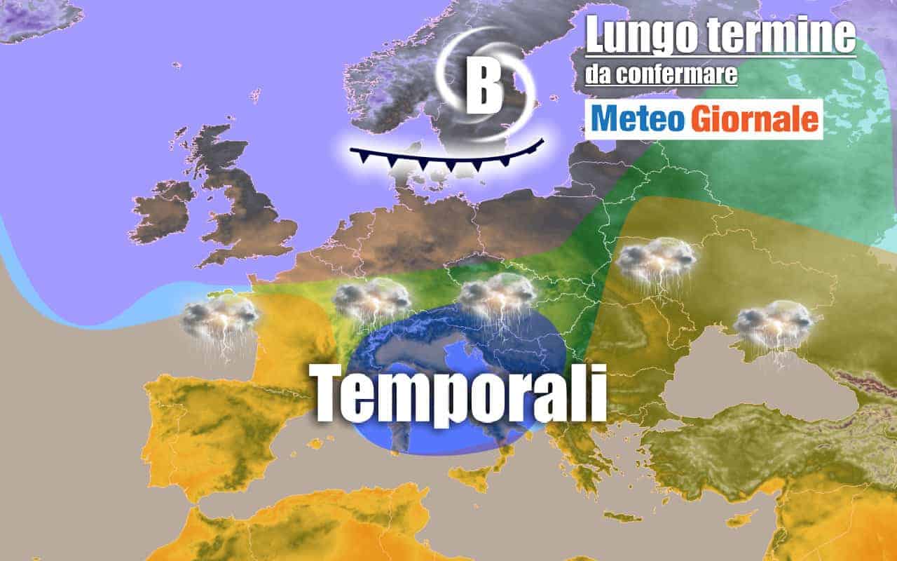 METEO Italia al 6 Luglio: ecco un primo STOP dell'AFA con Temporali