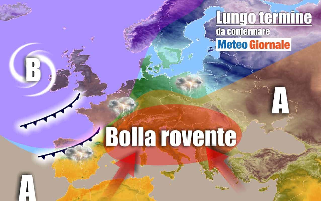 METEO Italia al 9 luglio: lieve REFRIGERIO a inizio mese