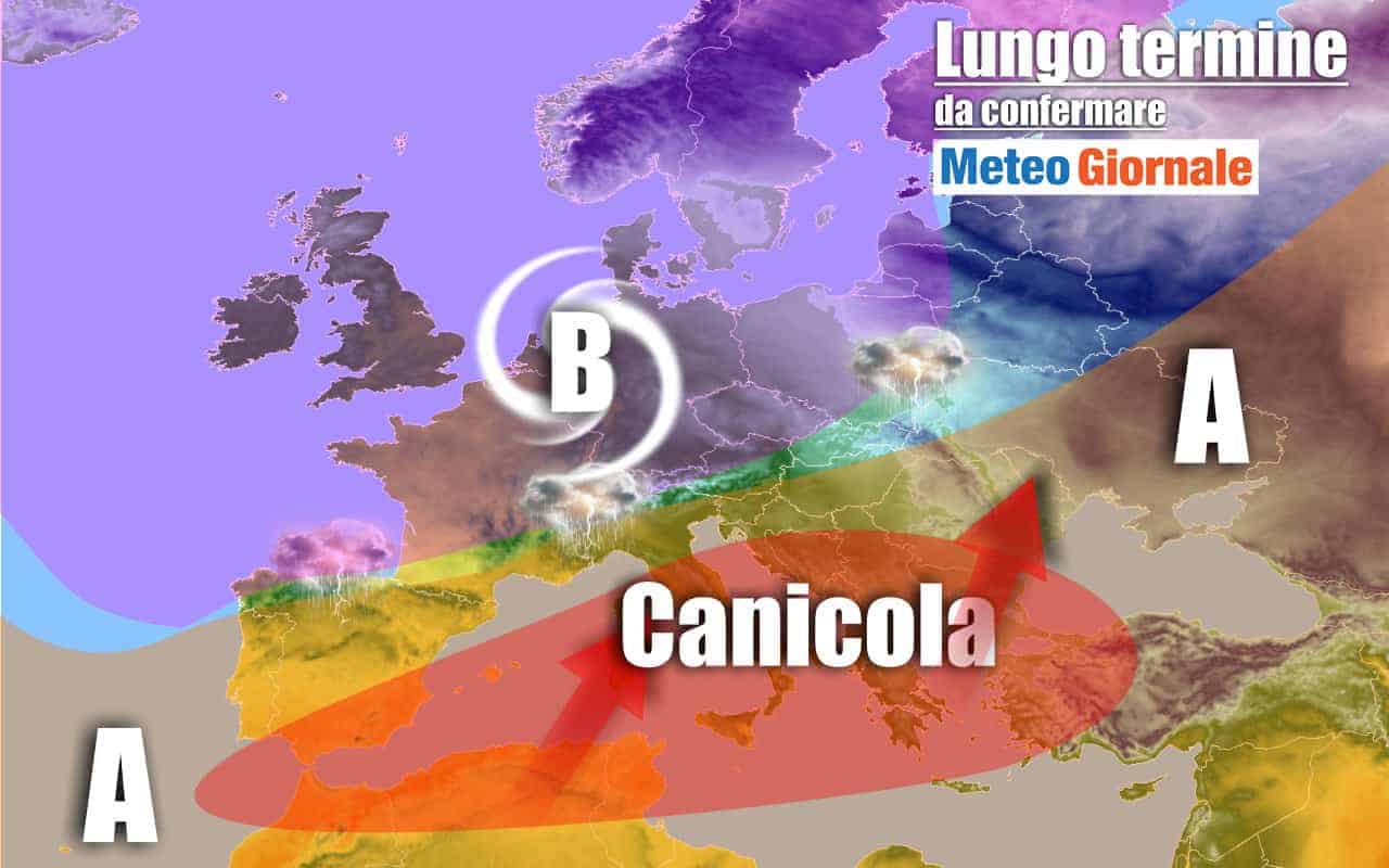 METEO Italia al 13 luglio: tantissimo CALDO, ma anche TEMPORALI