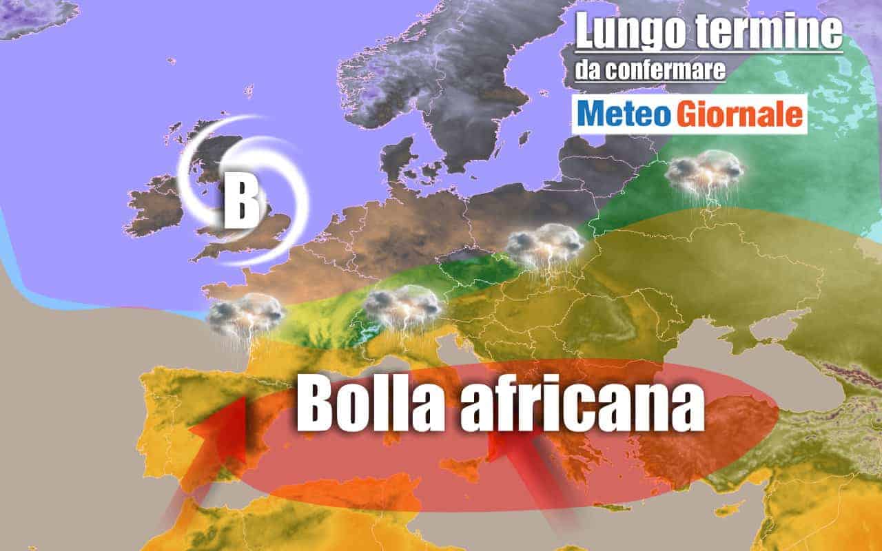 METEO Italia al 14 luglio: forte AFA, qualche temporale al Nord