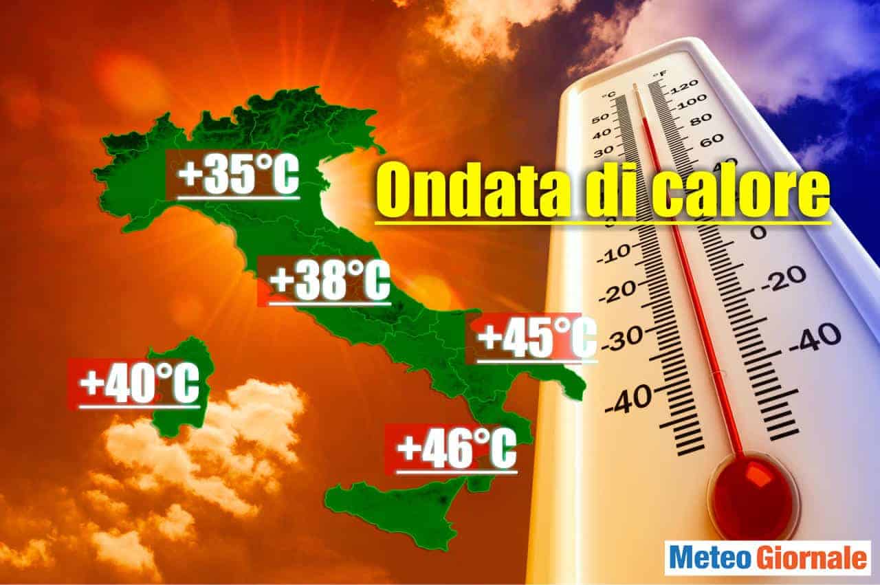 METEO Nord Italia nel caldo infernale RECORD. È solo l’anteprima