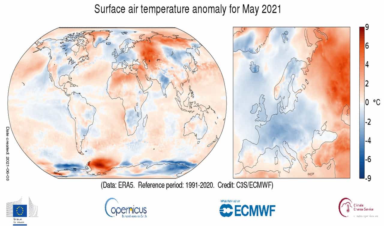 Primavera la più fredda da anni in Europa. Ma ora Estate bollente
