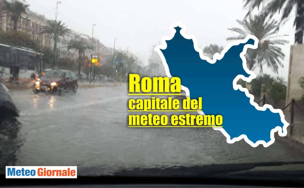 Meteo ROMA, i perché di un nubifragio così violento. E’ PREVEDIBILE?