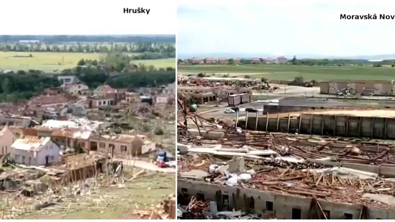Meteo Europa: il tornado devastante dalla Moldavia. Paese distrutto