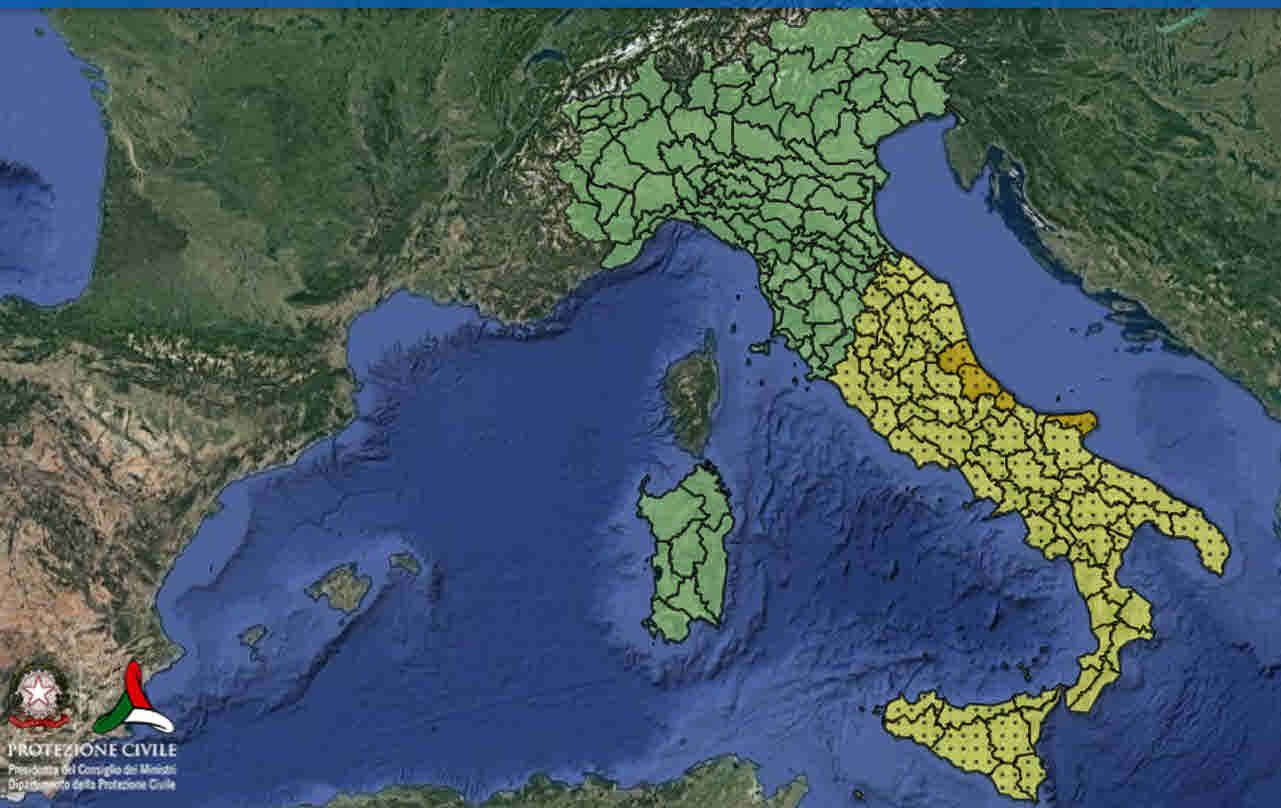 allerta meteo protezione civile