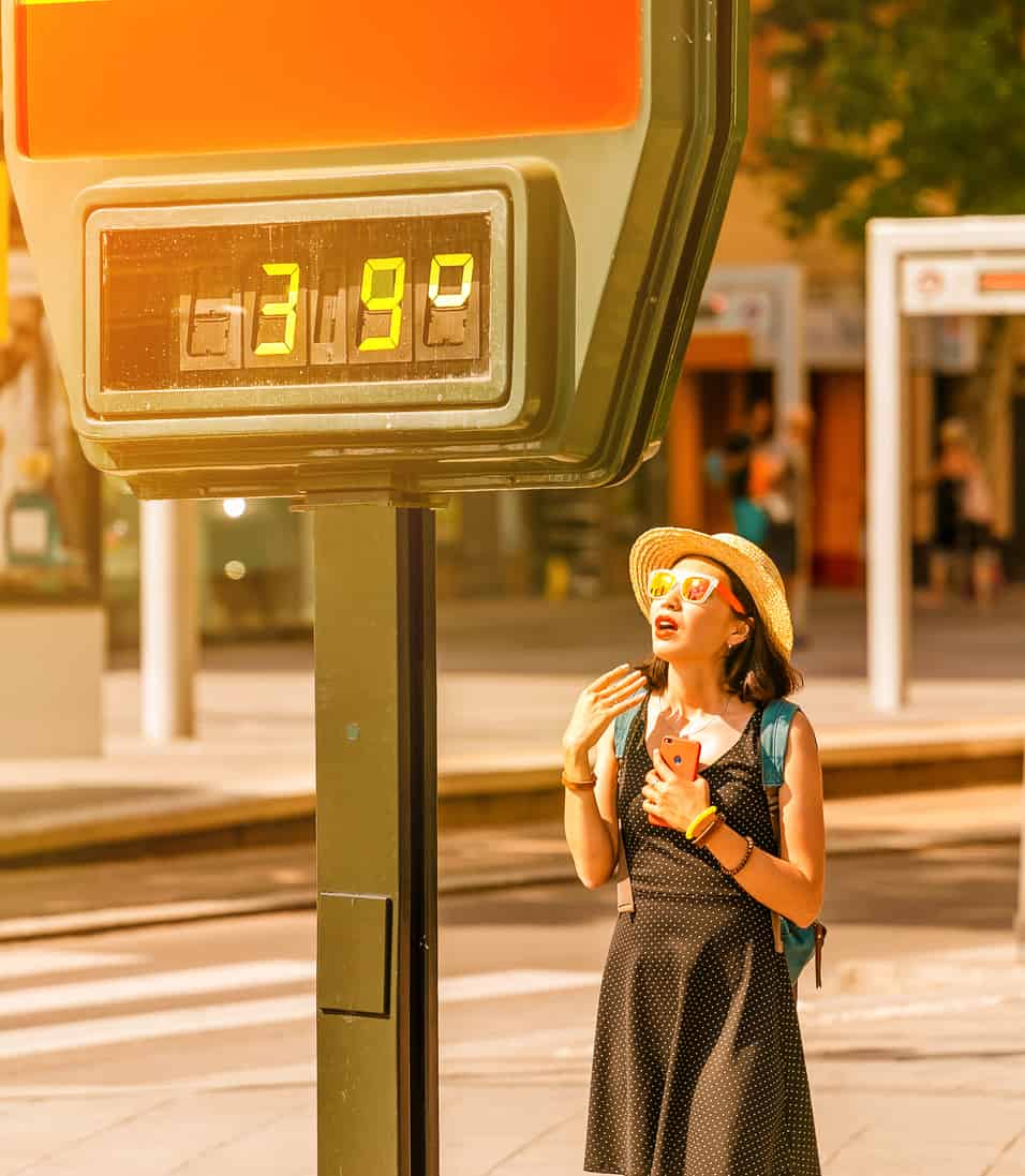 Elevate temperature. Immagine rappresentativa.