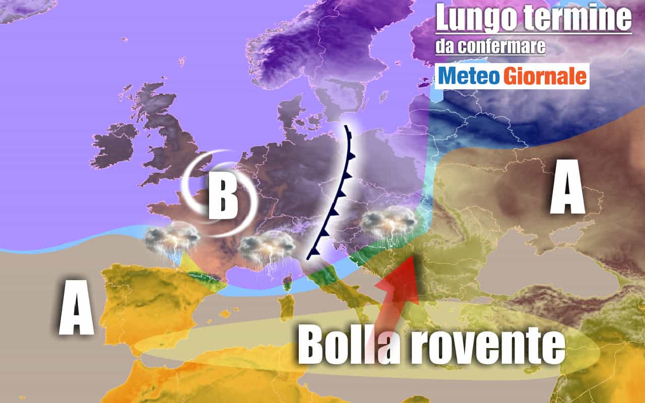 METEO Italia al 5 agosto: AFA, ma anche REFRIGERIO