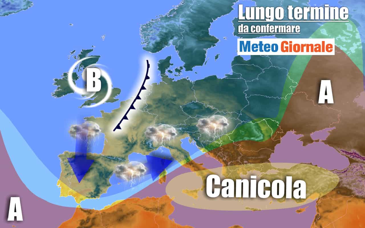 METEO Italia al 12 Agosto: FINALMENTE s'intravede il REFRIGERIO, la rinfrescata d'Agosto