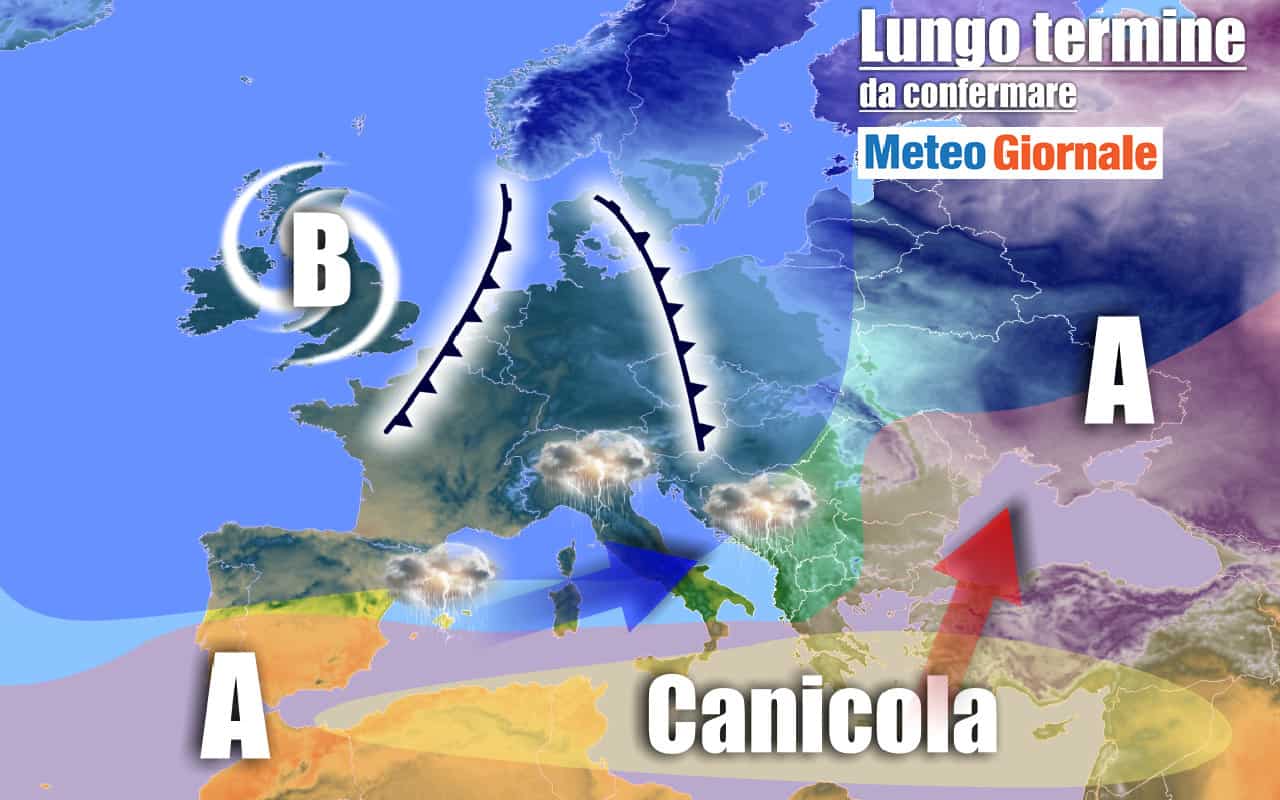 METEO Italia al 13 agosto: CALDO sahariano e RINFRESCATE