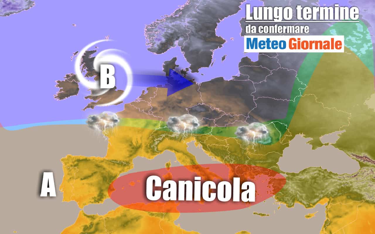 METEO Italia al 28 luglio: CANICOLA, ci risiamo