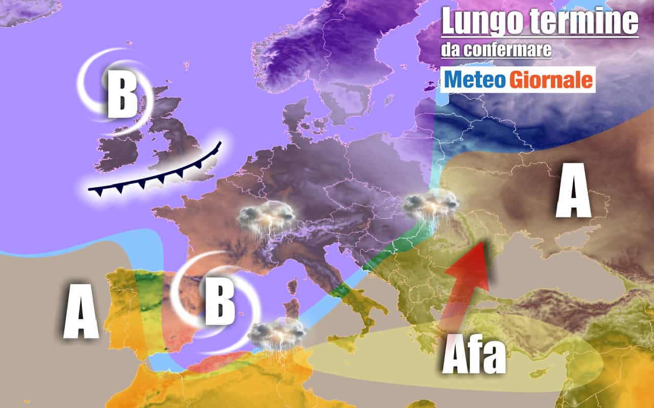 Meteo Italia al 2 agosto: CALDO d'Africa in bilico