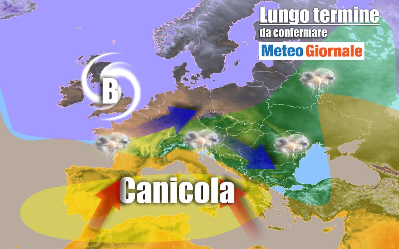 METEO Italia al 16 luglio: sempre e solo CALDO d'Africa