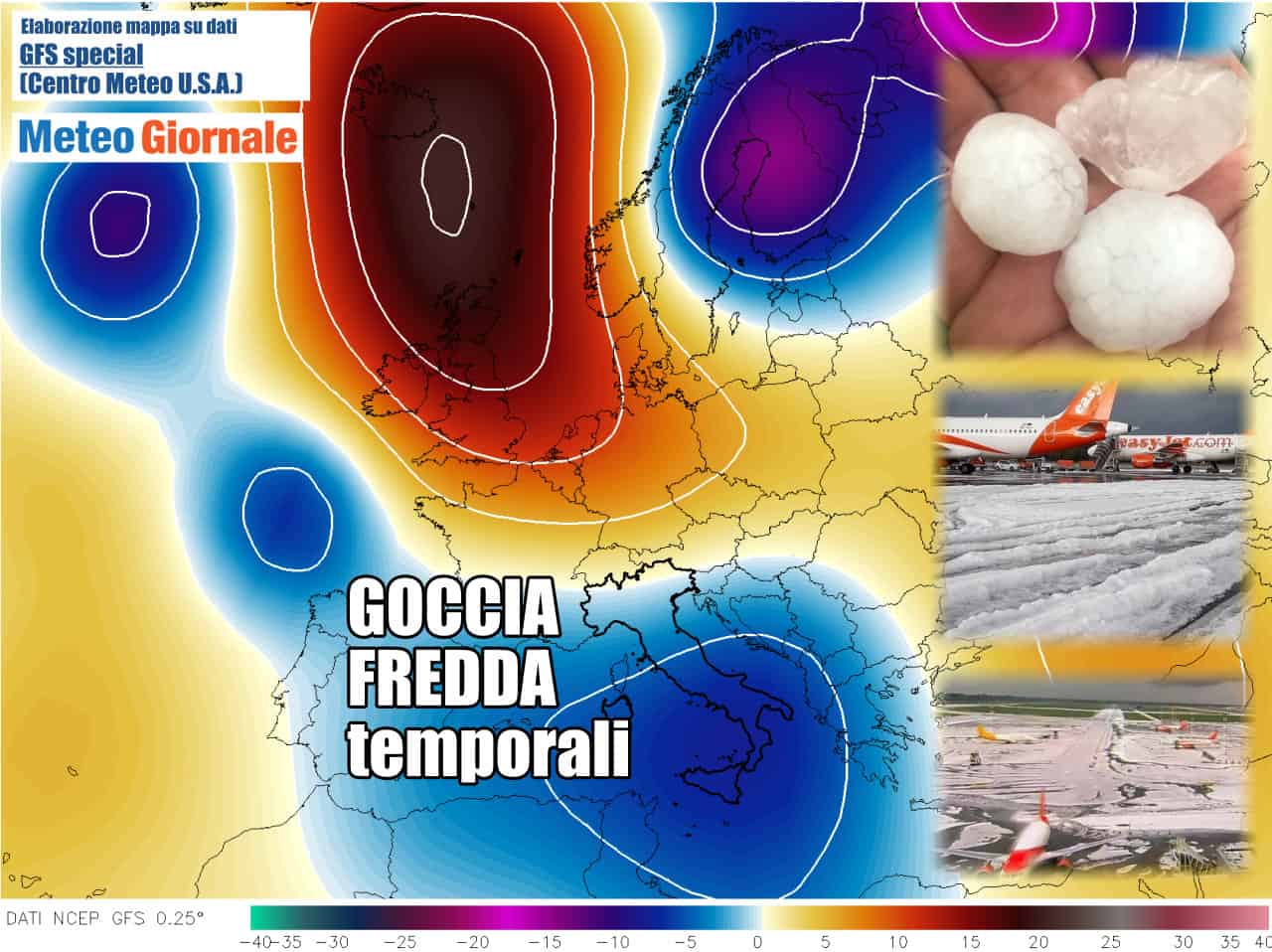 PESSIMA situazione meteo d'ESTATE con il Mediterraneo troppo caldo