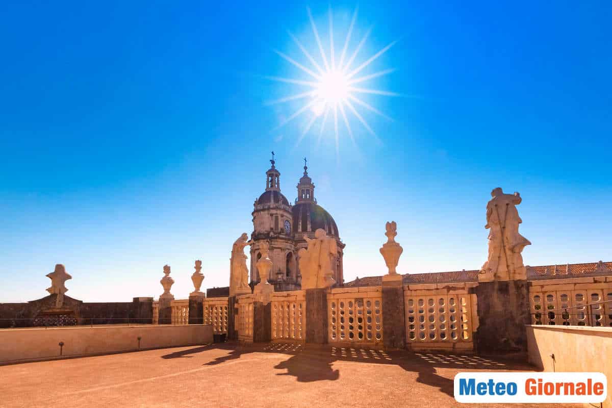 Meteo CATANIA: caldo in forte aumento