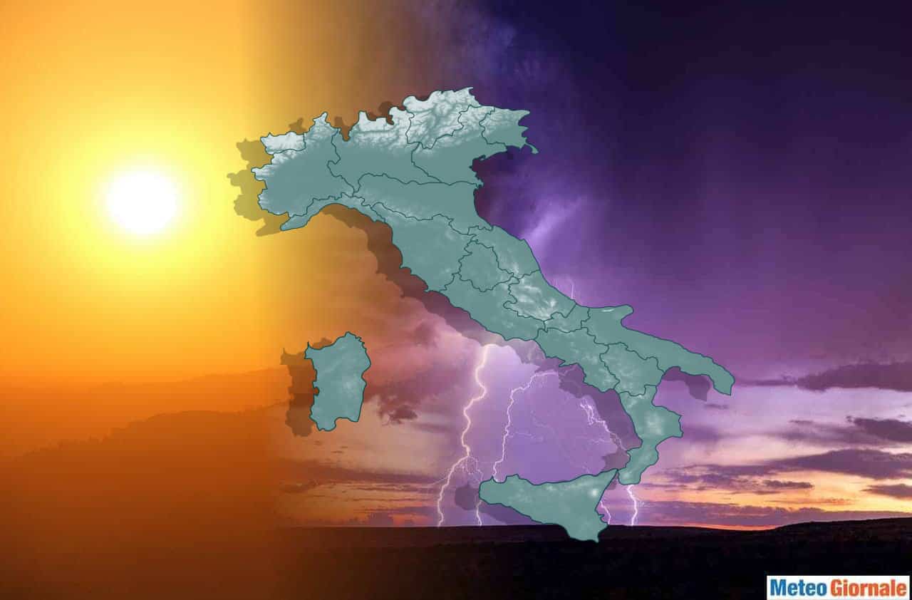 Meteo weekend tra CALDO ESTREMO e TEMPORALI DEVASTANTI. Ci risiamo
