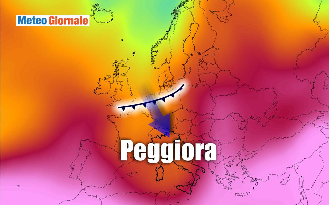 Stop Estate, forti TEMPORALI e FRESCO: scenario meteo di metà luglio