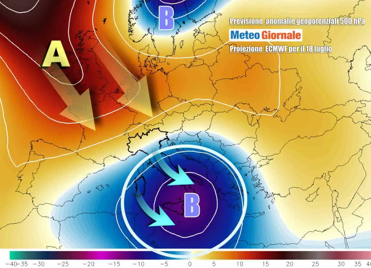 Meteo turbolento per tutto il weekend