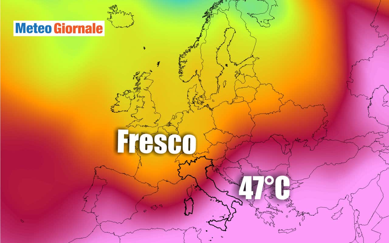 Meteo estremo: in bilico il record di CALDO europeo di 48 gradi