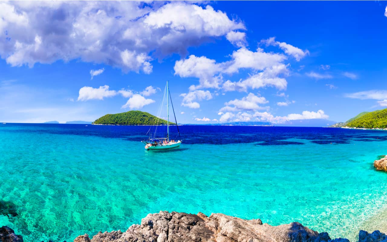 Le migliori spiagge dell'isola di Skopelos - Kastani con mare turchese cristallino