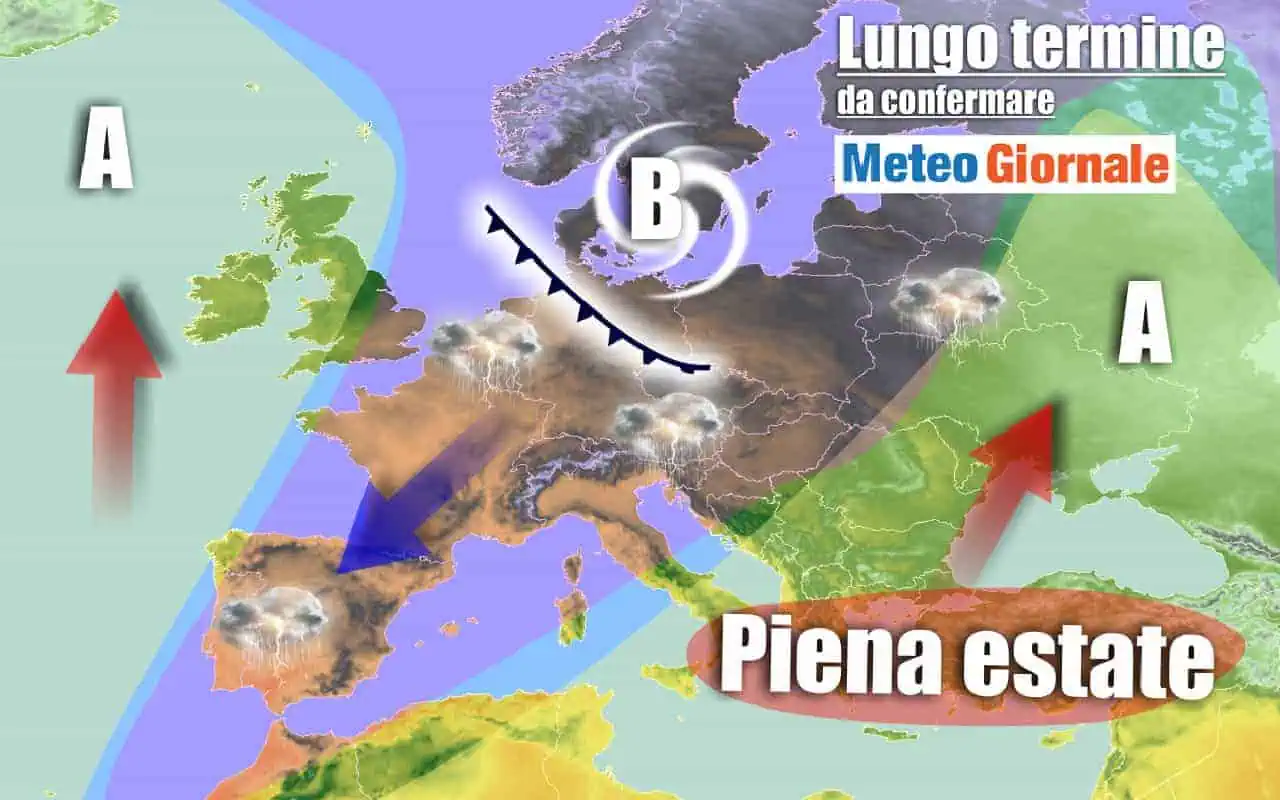 METEO Italia al 2 settembre: subito AUTUNNO: il Ciclone Oceanico