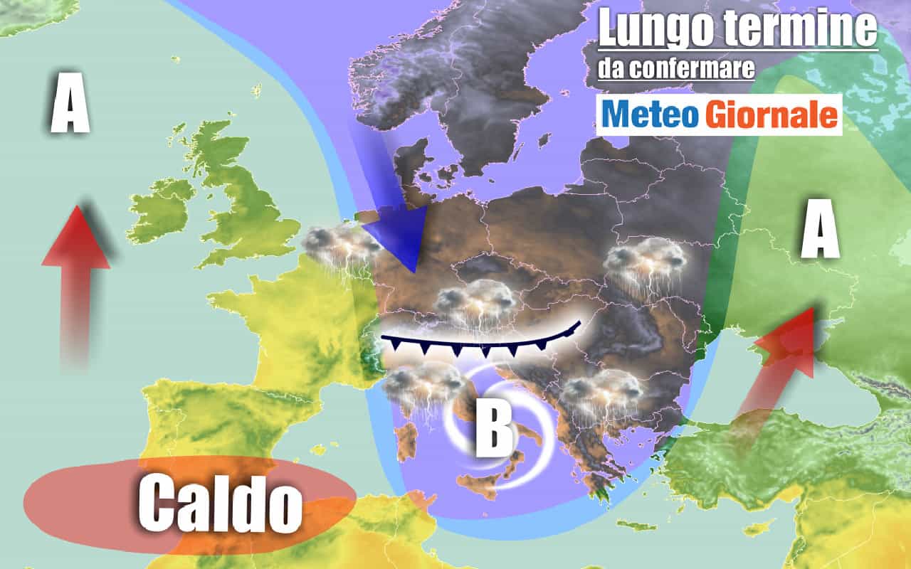 METEO Italia al 9 settembre: vortice PERTURBATO, alto rischio