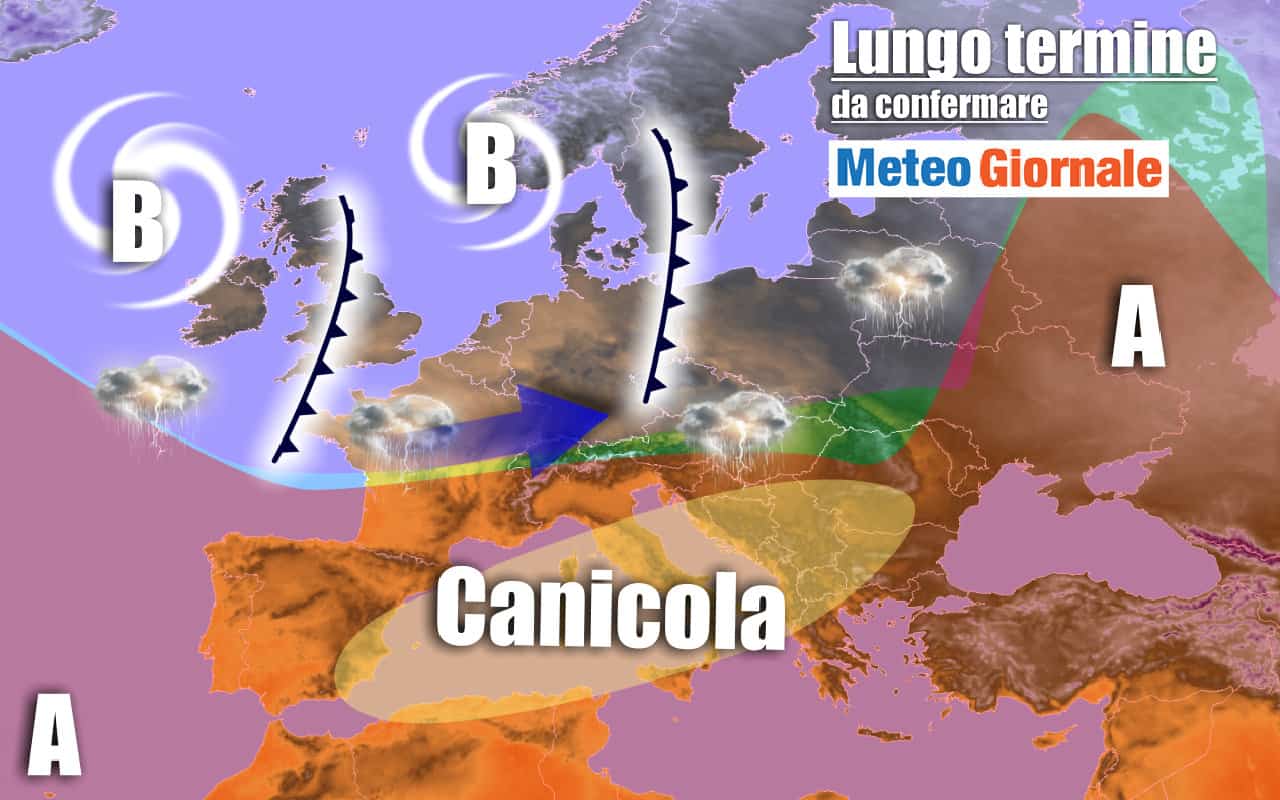 METEO Italia al 19 agosto: ondata di CALDO RECORD