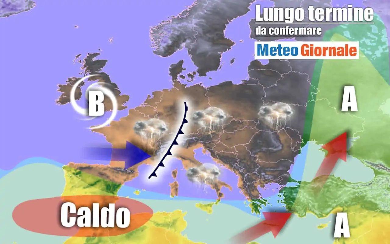 METEO Italia al 14 settembre: MALTEMPO