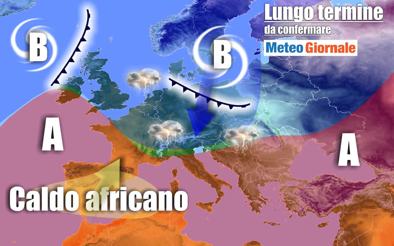 METEO Italia al 26 agosto: CALDO meno violento, tornano TEMPORALI