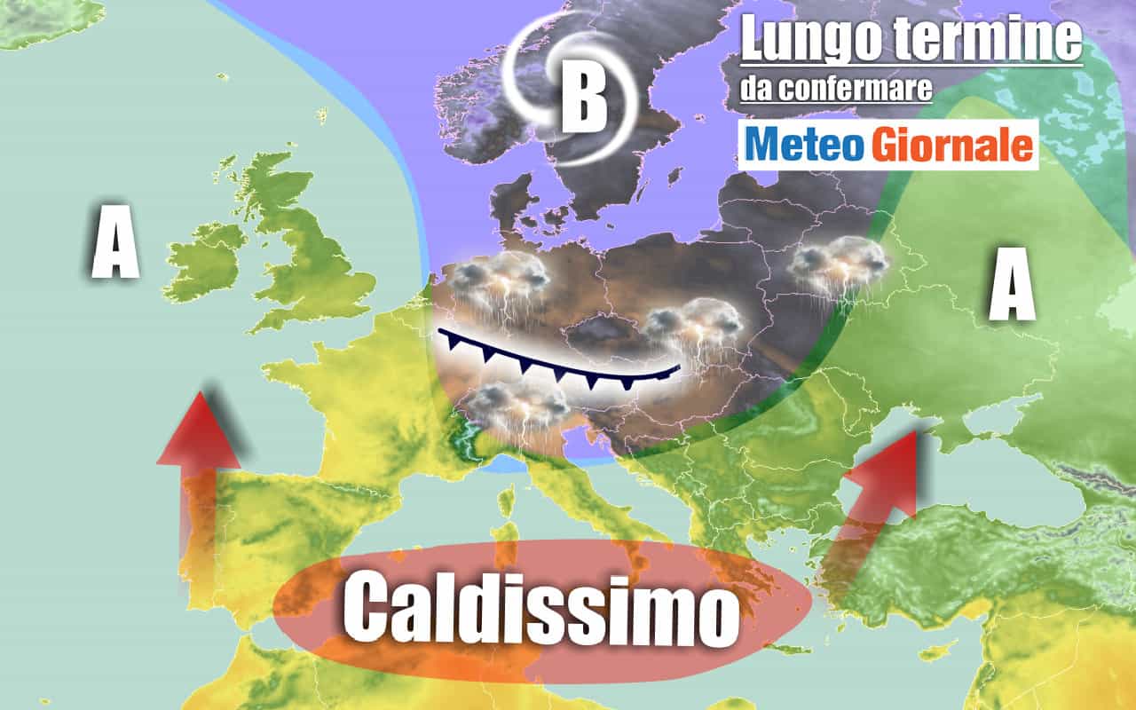 METEO Italia al 27 agosto: Estate in affanno, cenni di declino