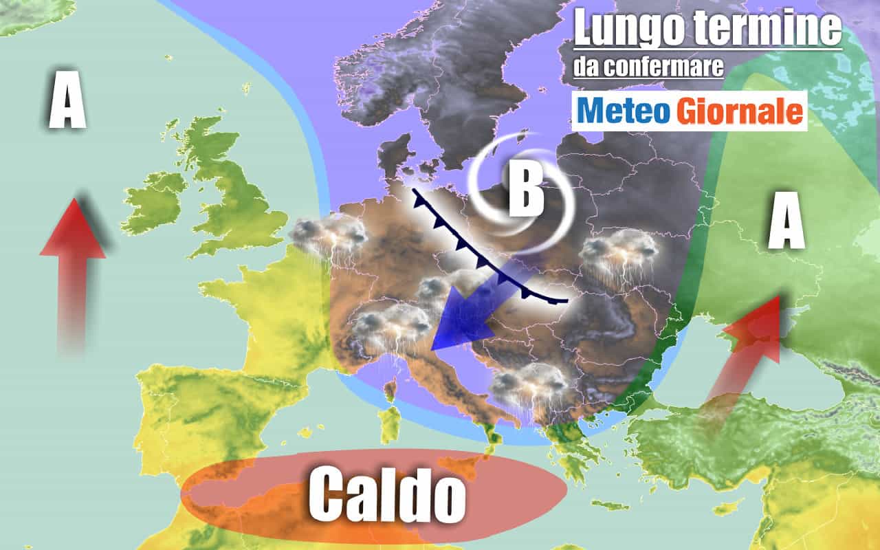 Meteo Italia al 6 settembre: cresce il rischio NUBIFRAGI