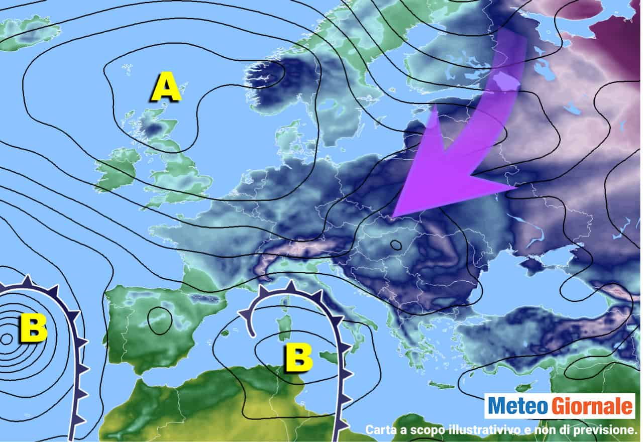 Le prime Ondate di Gelo forti e precoci. Centri Meteo, tendenza