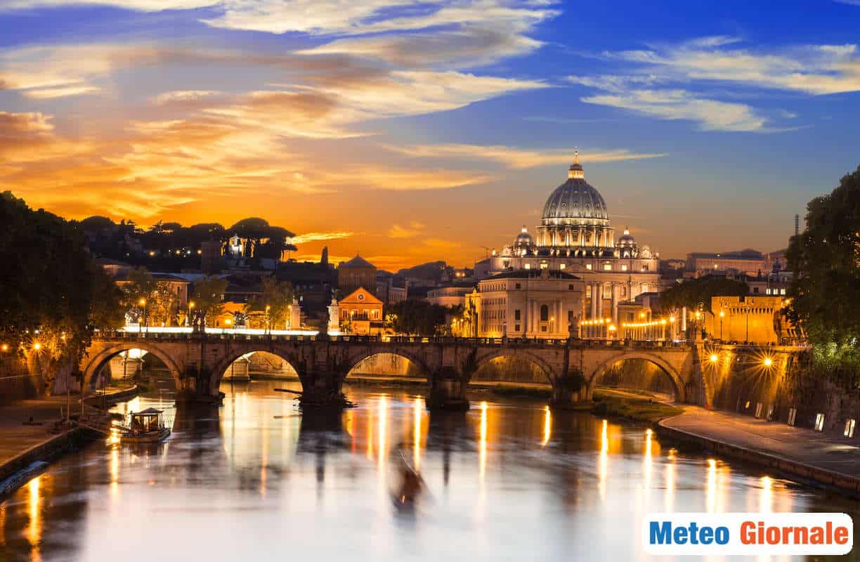 Meteo ROMA forse qualche temporale ma poi caldo africano