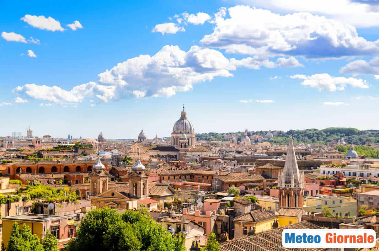 Meteo ROMA caldo particolarmente afoso