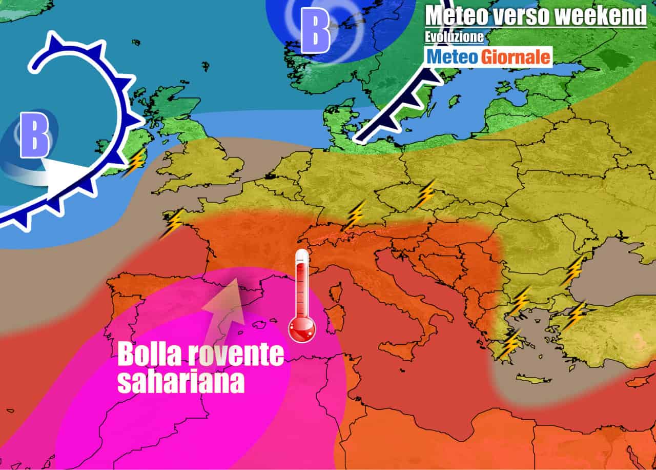 METEO 7 Giorni. CALDO ma potrebbe CAMBIARE dopo FERRAGOSTO