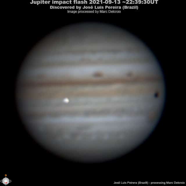 Giove, impatto con un grosso asteroide